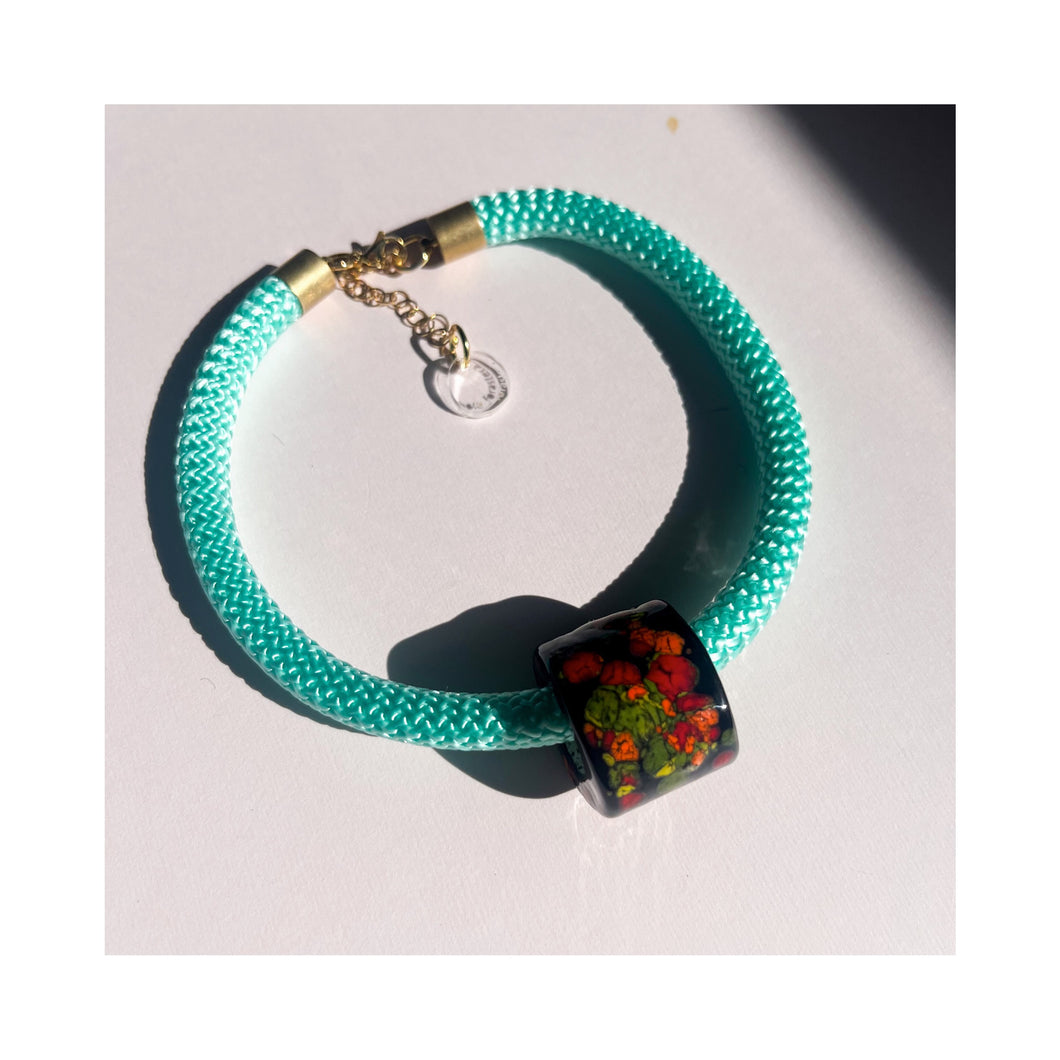 Cuenca multicolor specks necklace