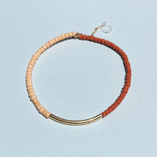 Load image into Gallery viewer, minimal recycled crystal necklace
